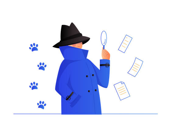 Detective  Illustration