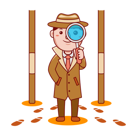 Detective  Illustration