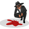 murder location illustration free download