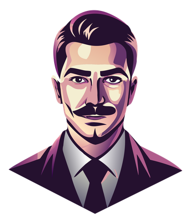 Detective Man  Illustration