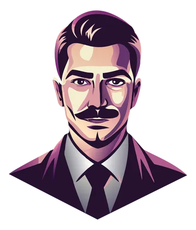 Detective Man  Illustration