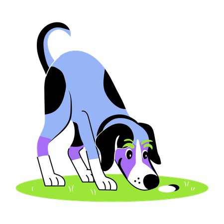 Detektivhund  Illustration