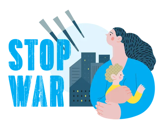Paren la guerra  Ilustración