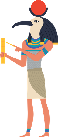 Rasgue o Deus Egípcio  Ilustração