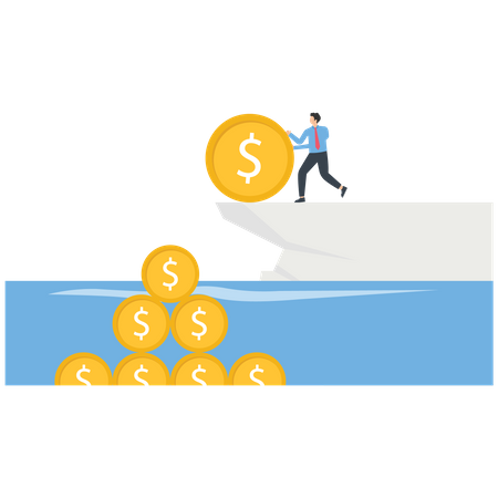 Dévaluation de la monnaie  Illustration