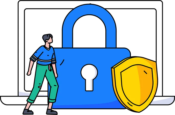 Developer ensures system lock technique  Illustration