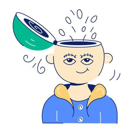 Developer Head  Illustration