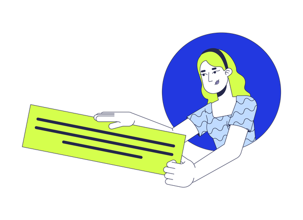 Developer showing programming lines  Illustration