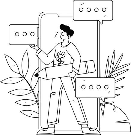 Developer team working on project  Illustration
