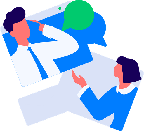 Developer working on web development  Illustration