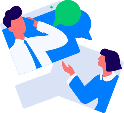Developer working on web development  Illustration