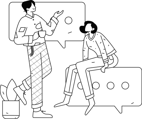 Developer working on web development  Illustration