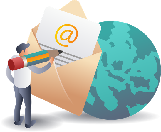 Developing Email Marketing Tactics  Illustration