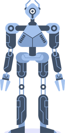 Developing Robot  Illustration