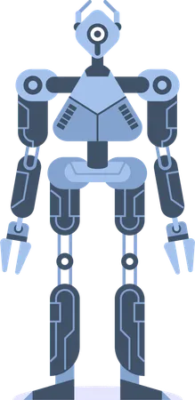 Developing Robot  Illustration