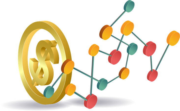 Development of business financial networks  Illustration