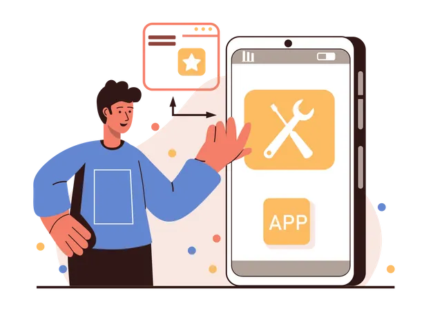 Développement d'applications  Illustration