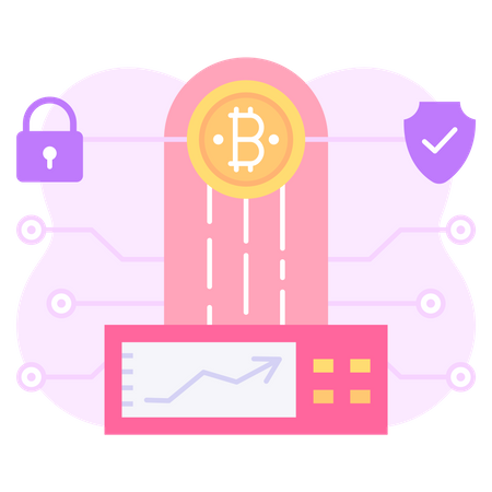 Développement de la technologie des cryptomonnaies  Illustration