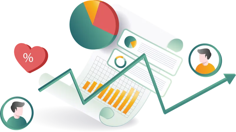 Document d'analyse de données sur le développement commercial  Illustration