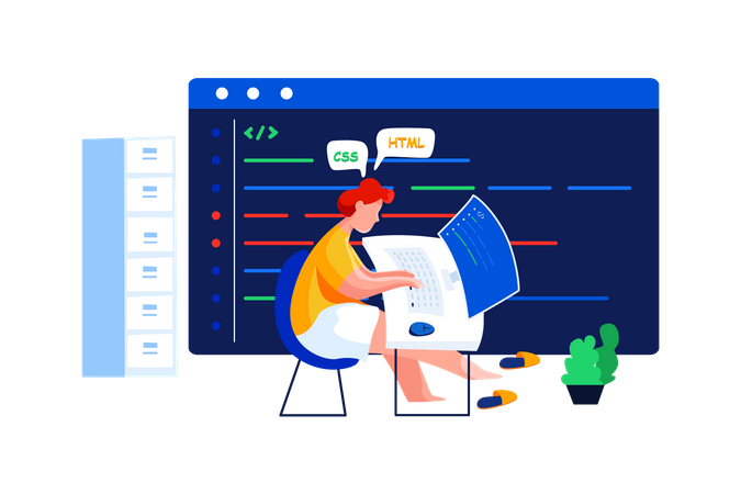 Développeur de logiciels  Illustration