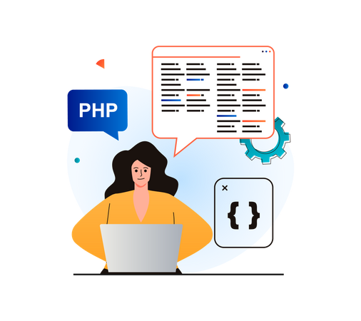 Développeur web PHP  Illustration