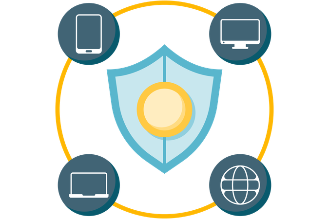 Device Data Security  Illustration