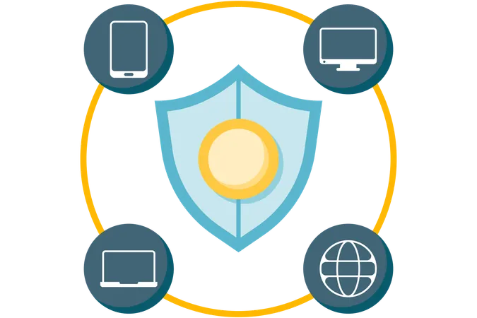 Device Data Security  Illustration