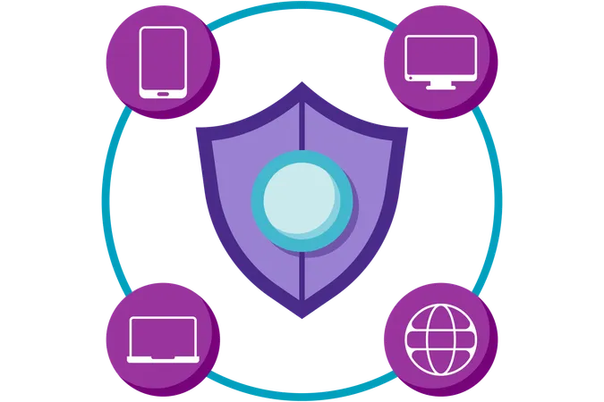 Device Data Security  Illustration