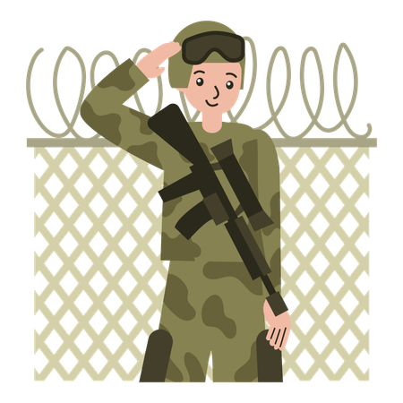 Devoir militaire  Illustration