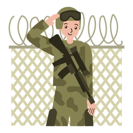 Devoir militaire  Illustration