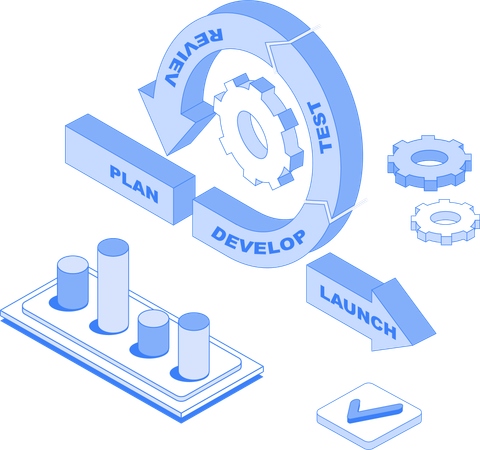 Développement et plan DevOps  Illustration