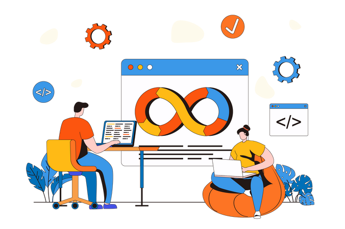 DevOps  Illustration