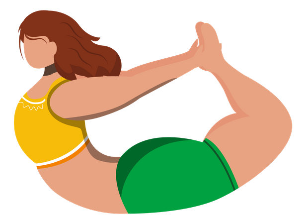 Dhanurasana  Illustration