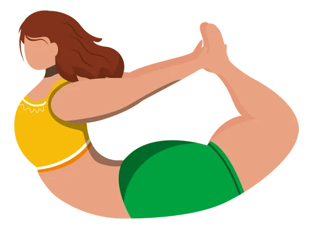 Dhanurasana  Illustration