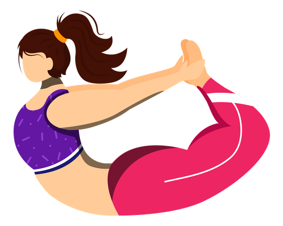 Dhanurasana  Illustration