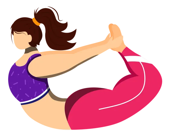 Dhanurasana  Illustration