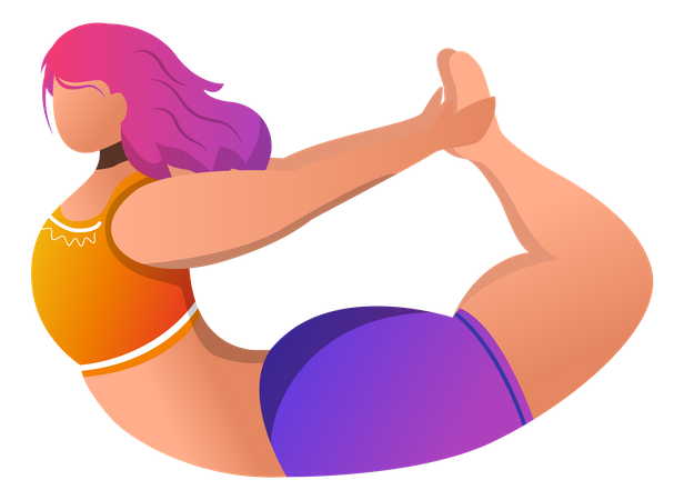 Dhanurasana  Illustration