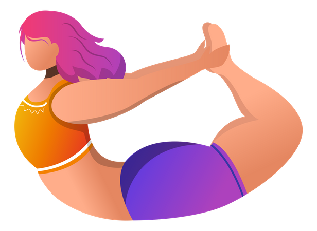 Dhanurasana  Illustration