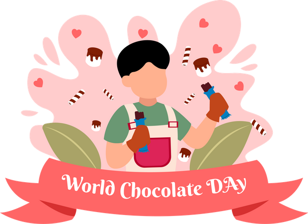 Dia do Chocolate  Ilustração
