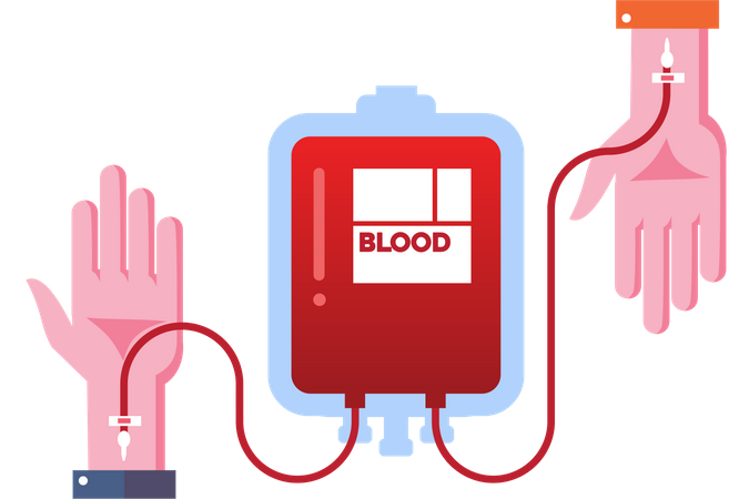 Dia da doação de sangue  Ilustração