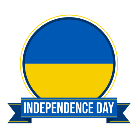 Dia da independência da Ucrânia  Ilustração