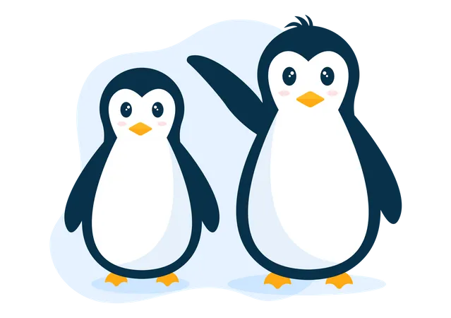 Día de concientización sobre los pingüinos  Ilustración