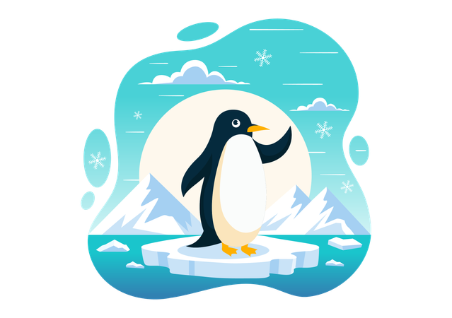 Día de concientización sobre los pingüinos  Ilustración