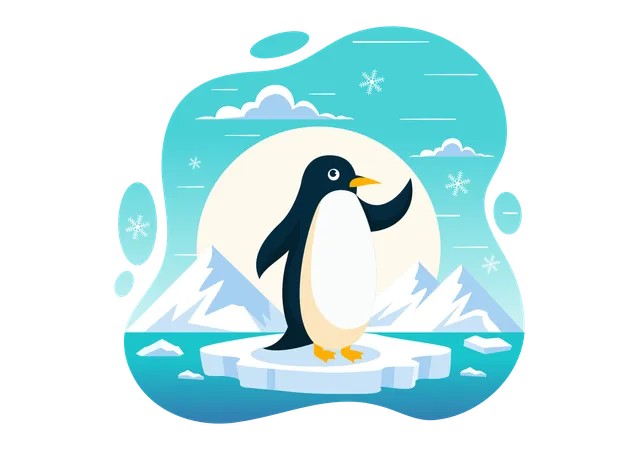 Día de concientización sobre los pingüinos  Ilustración