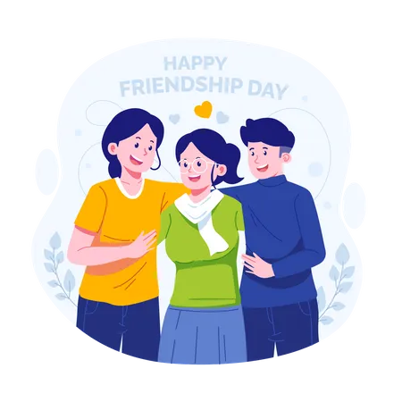 Dia de la amistad  Ilustración