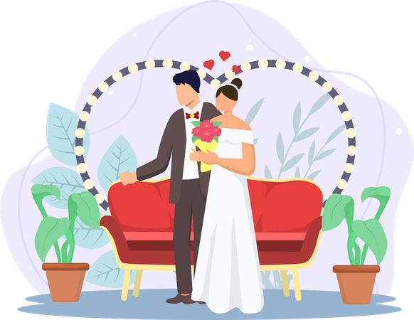 Día de la boda  Ilustración