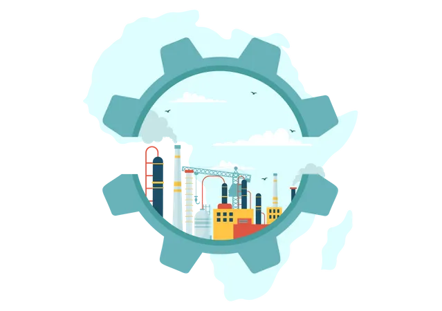 Día de la Industrialización de África  Ilustración