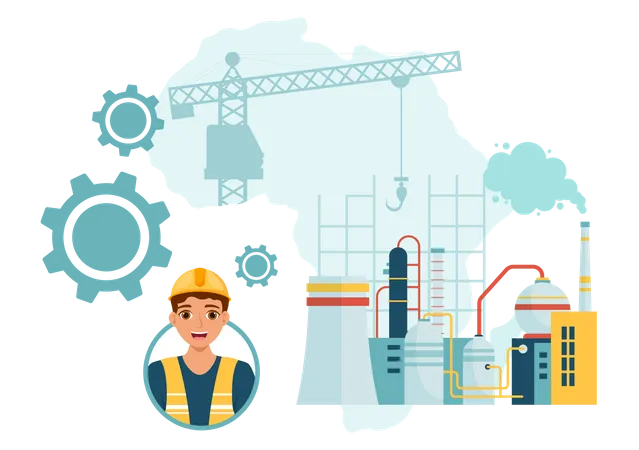 Día de la Industrialización de África  Ilustración