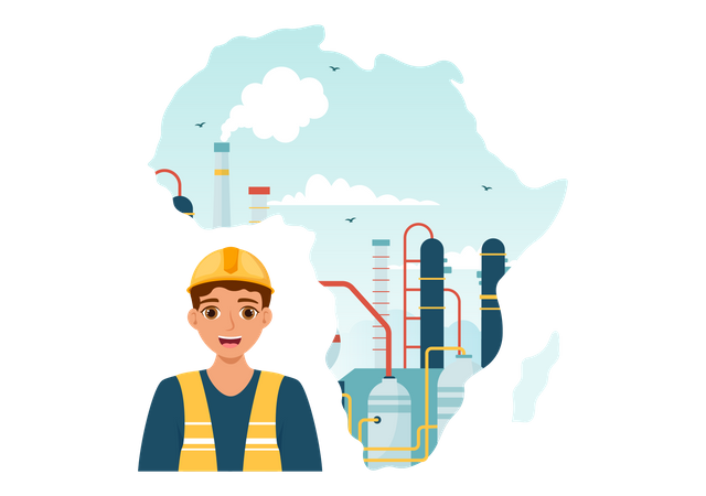 Día de la Industrialización de África  Ilustración