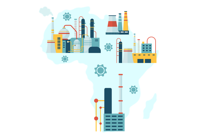 Día de la Industrialización de África  Ilustración